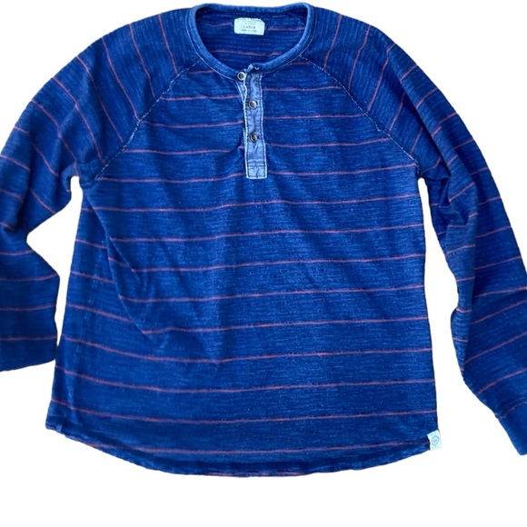 Lucky Brand Men’s Henley Long sleeve Large Shirt - Picture 2 of 2